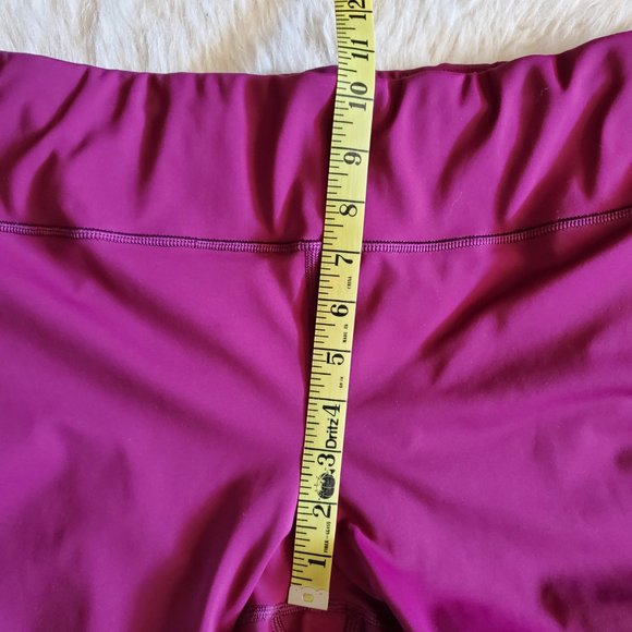 Athleta Contender Purple Plum Side Stripe Leggings Size XL - Picture 13 of 14